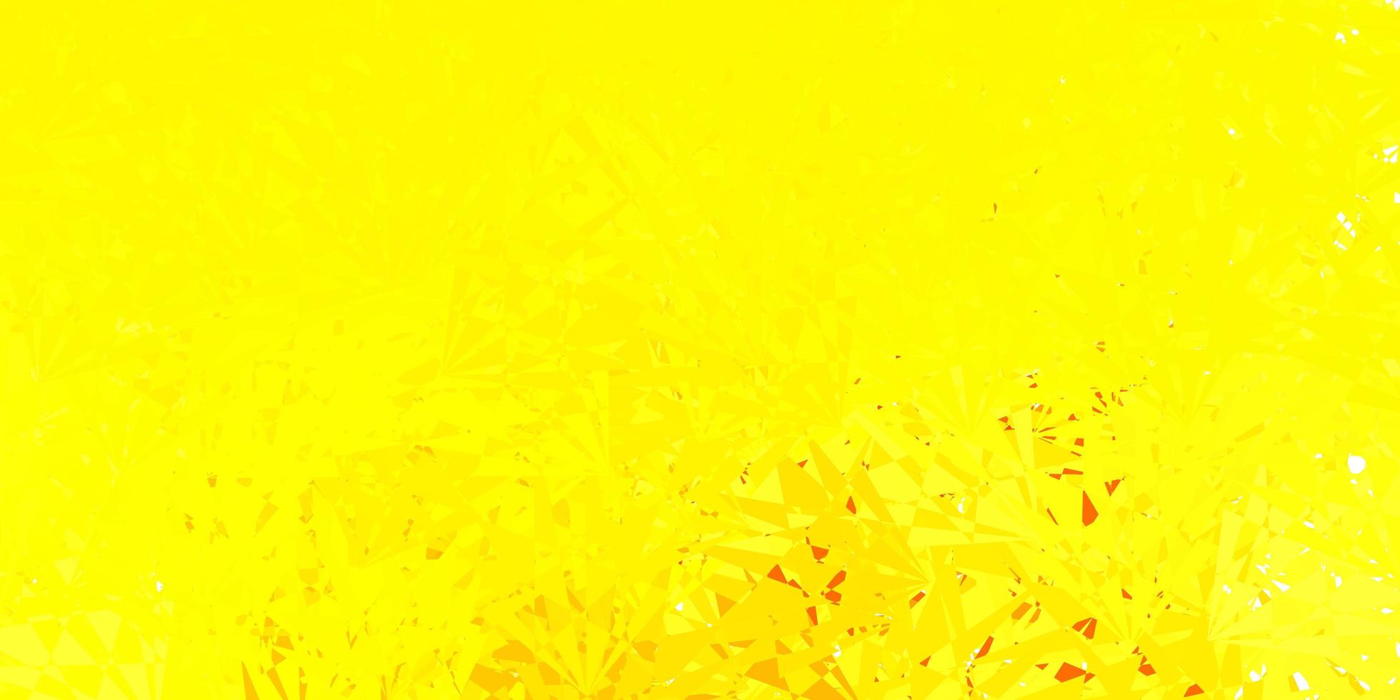 Light orange vector background with triangles