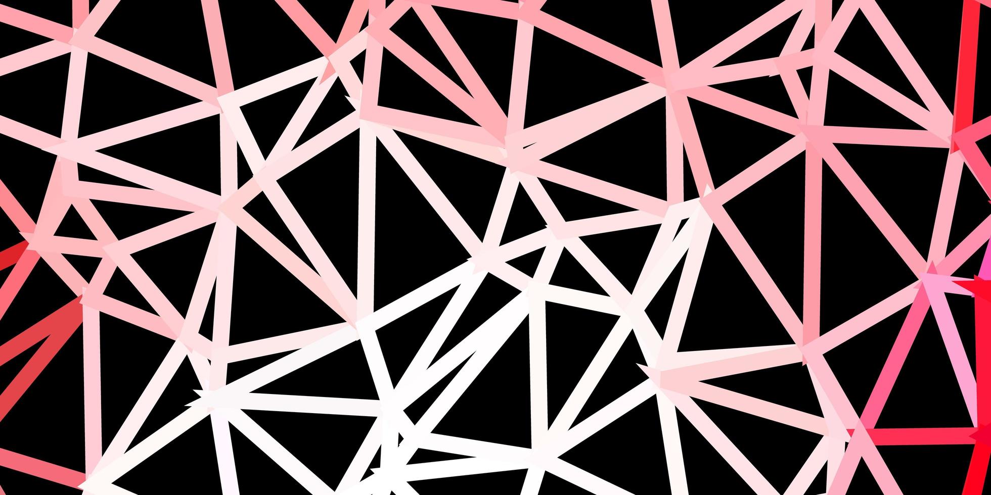 Light pink red vector poly triangle template