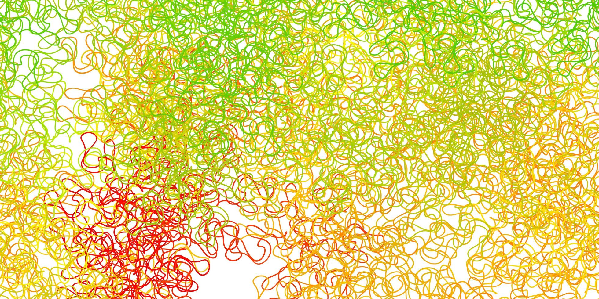 Dark green yellow vector texture with wry lines