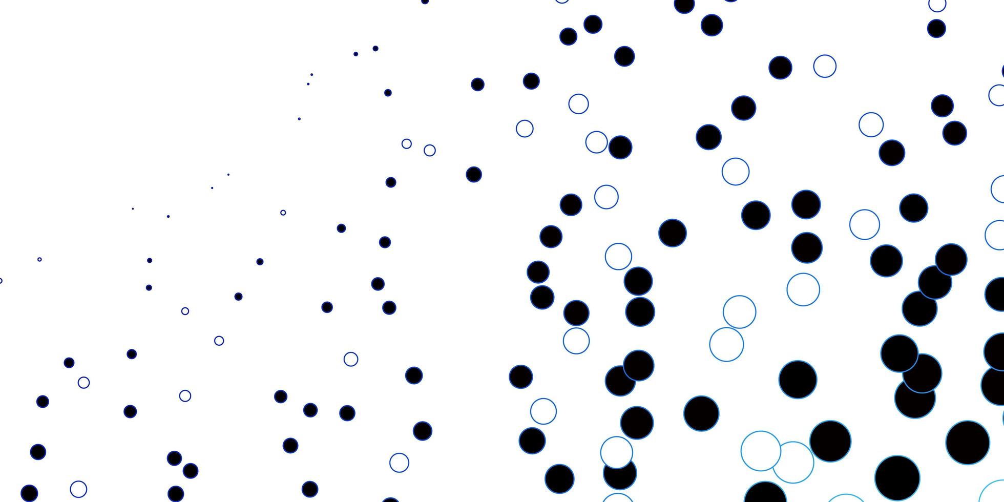 Dark BLUE vector layout with circle shapes