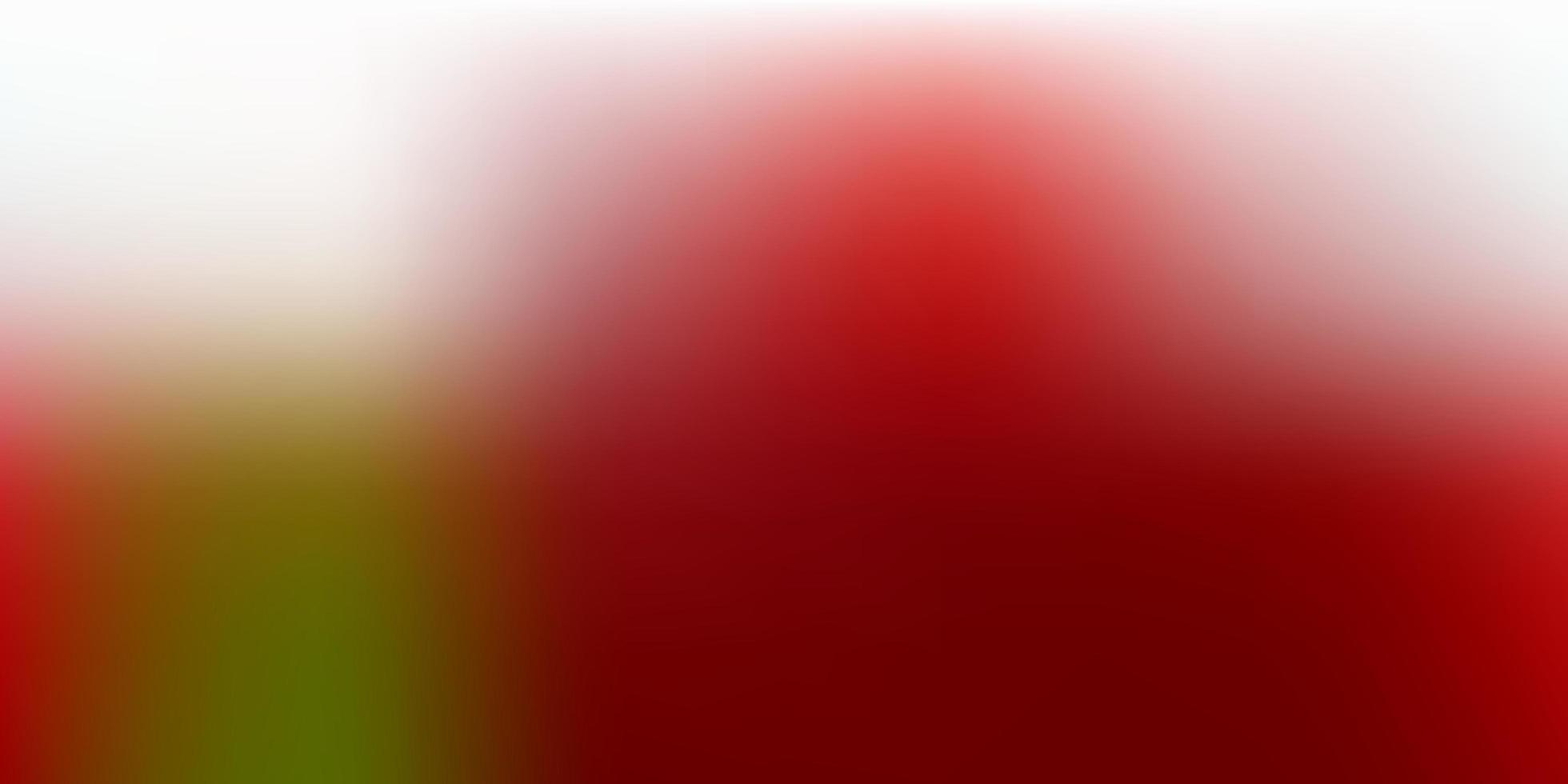 Dark Green Red vector gradient blur background