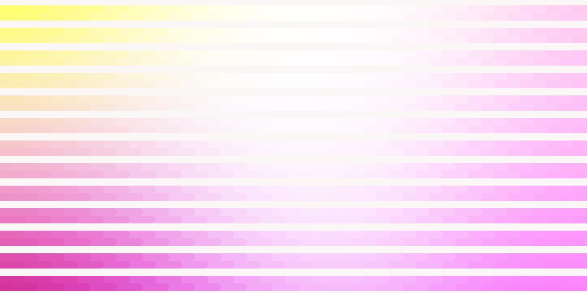 Fondo de vector amarillo rosa claro con líneas