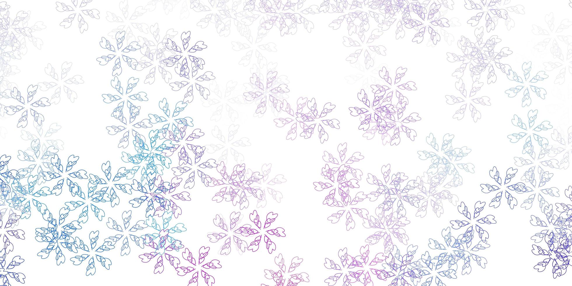 Light blue red vector abstract backdrop with leaves