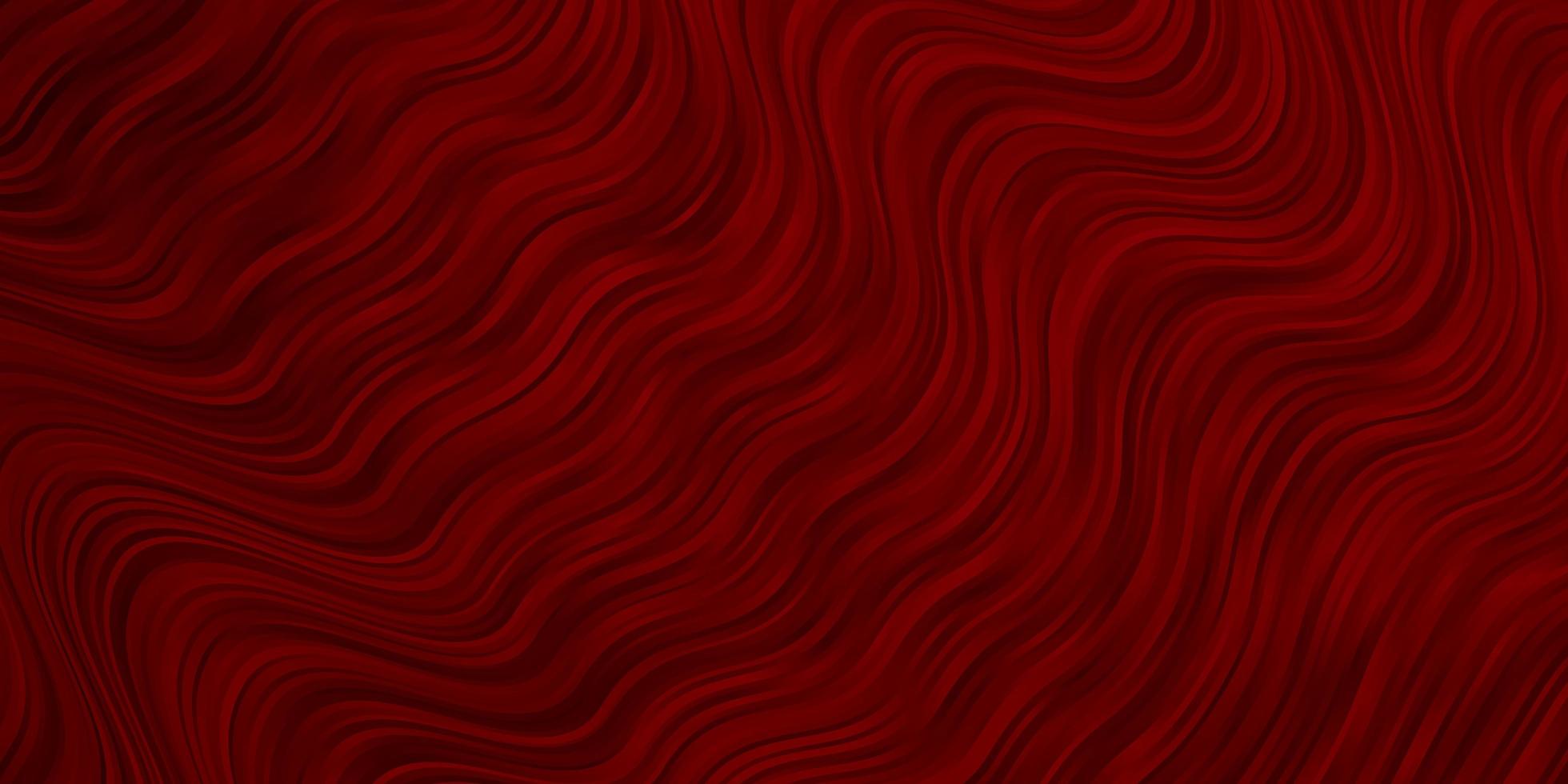 Fondo de vector rojo oscuro con líneas torcidas