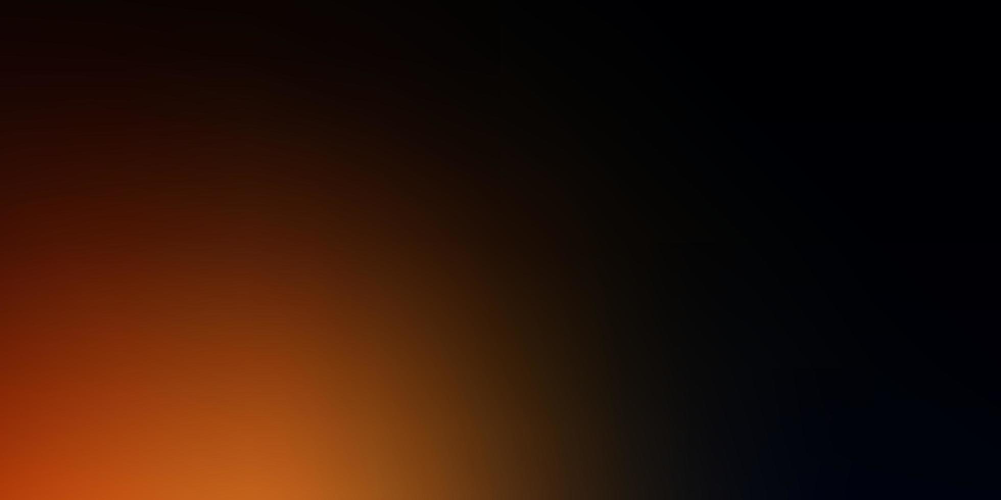 Dark Orange vector smart blurred template