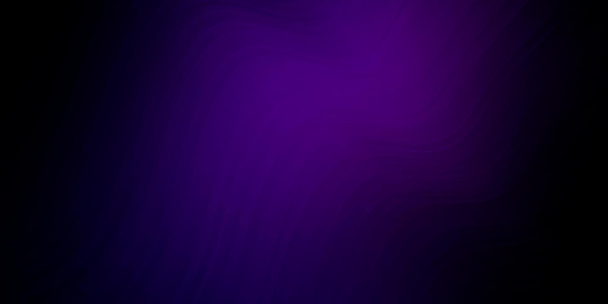 Fondo de vector púrpura oscuro con líneas dobladas