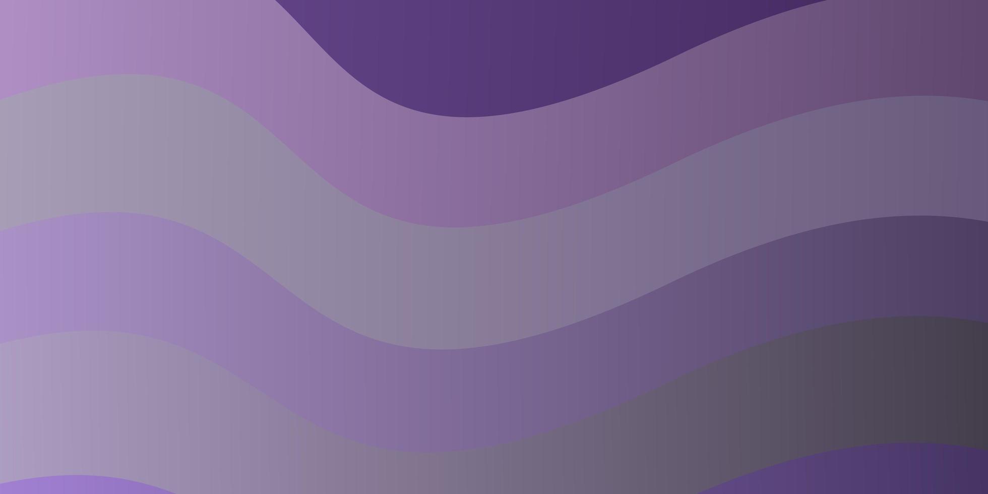 textura de vector púrpura claro con líneas torcidas
