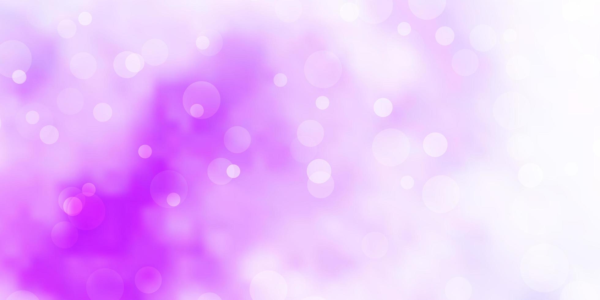 Light Purple vector layout with circle shapes