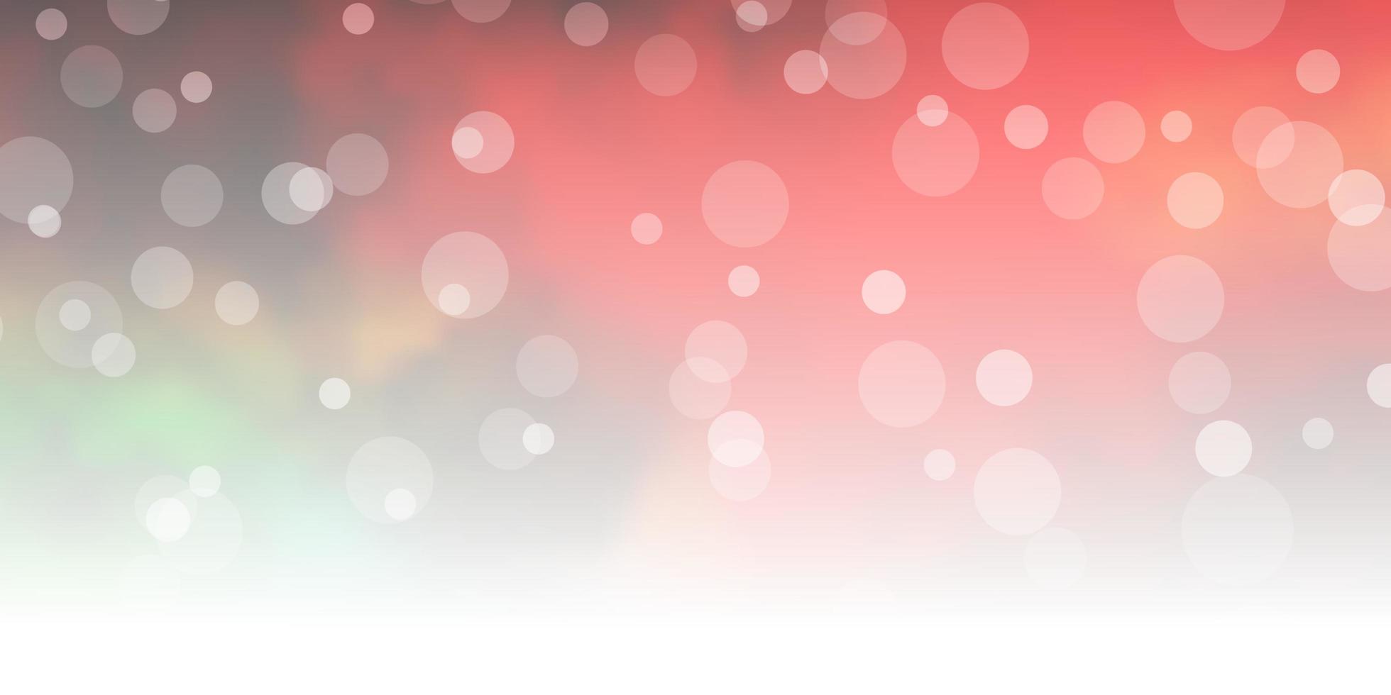 Dark Multicolor vector pattern with circles