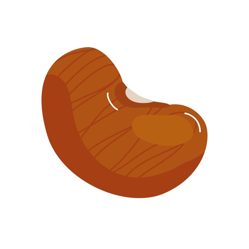 bean seed organic isolated icon vector