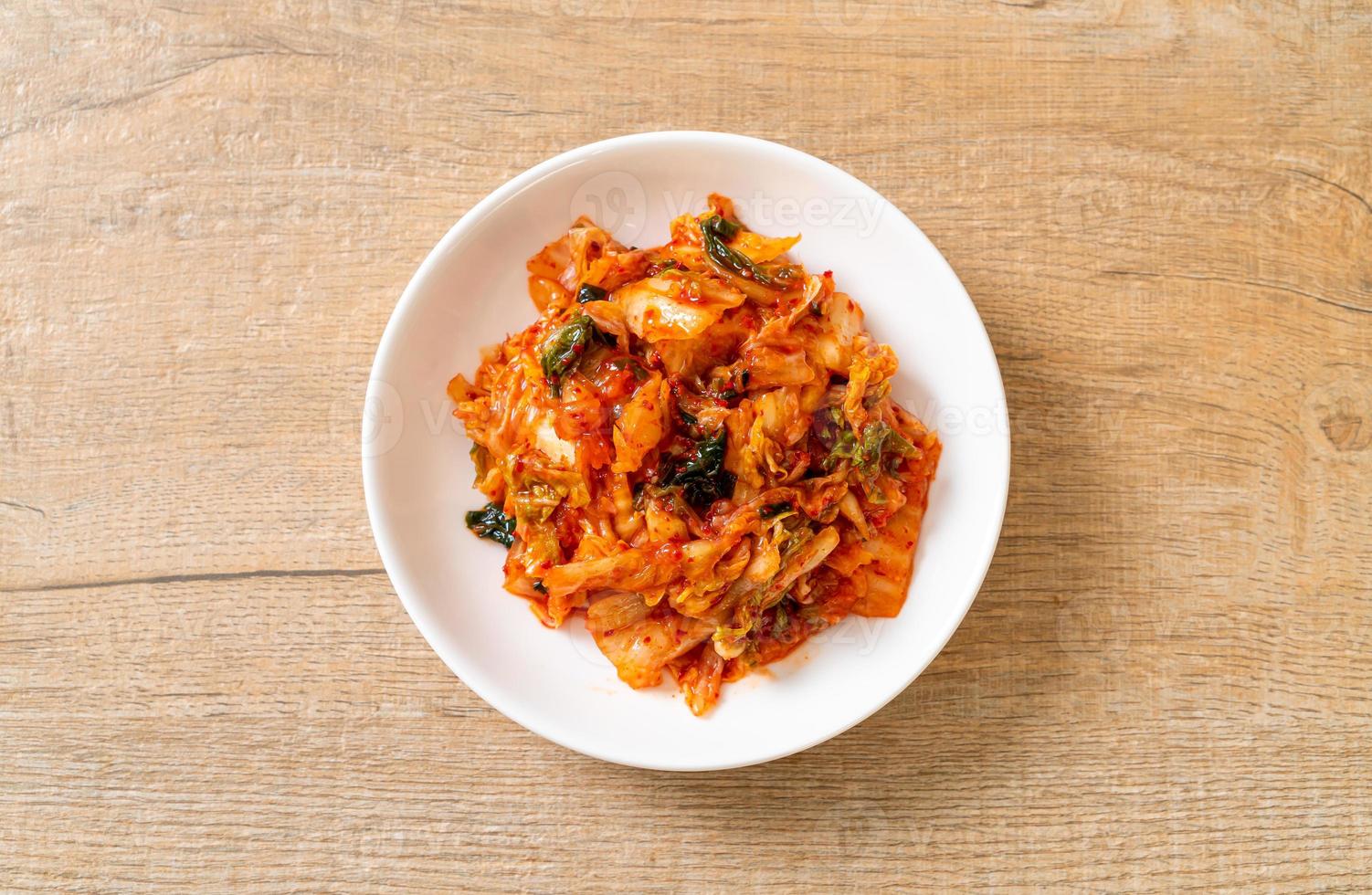 Kimchi cabbage on plate 2704981 Stock Photo at Vecteezy