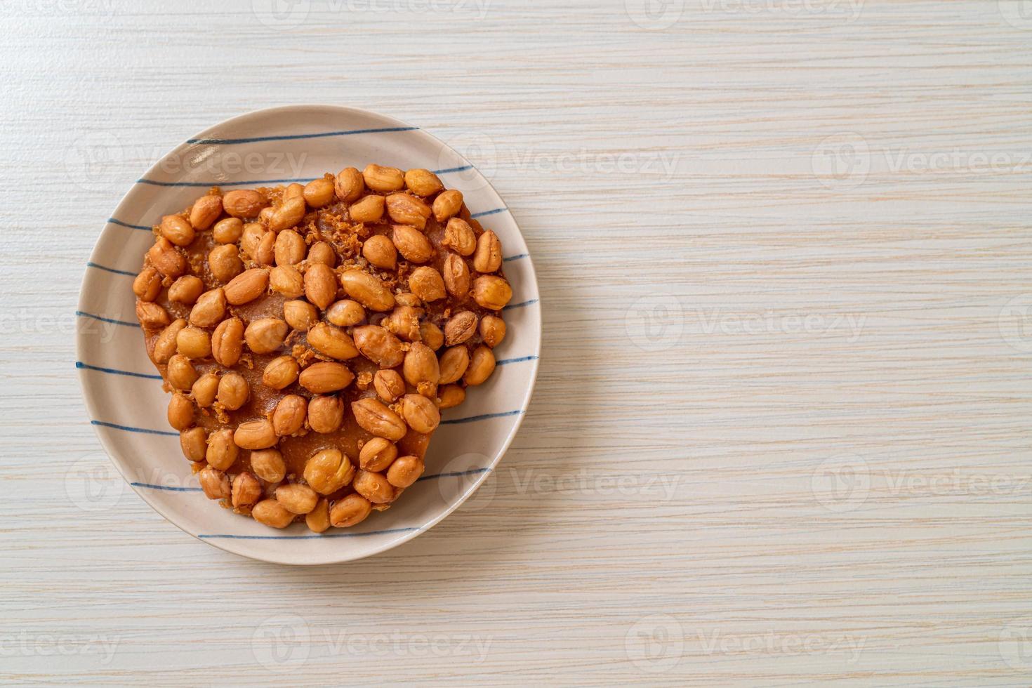 galletas de maní fritas tailandesas foto