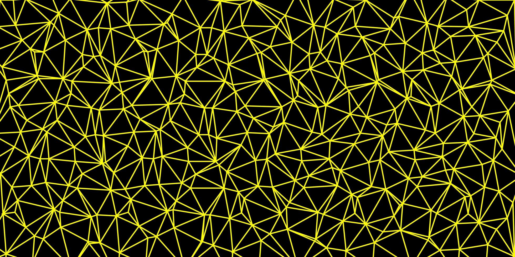 Light yellow vector abstract triangle texture