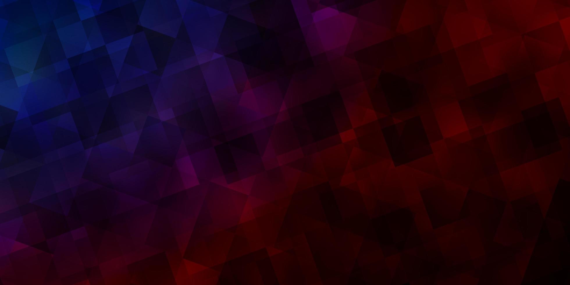 Light Blue Red vector background with triangles