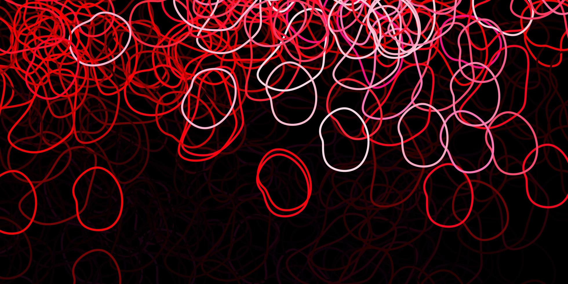 Dark pink red vector backdrop with chaotic shapes