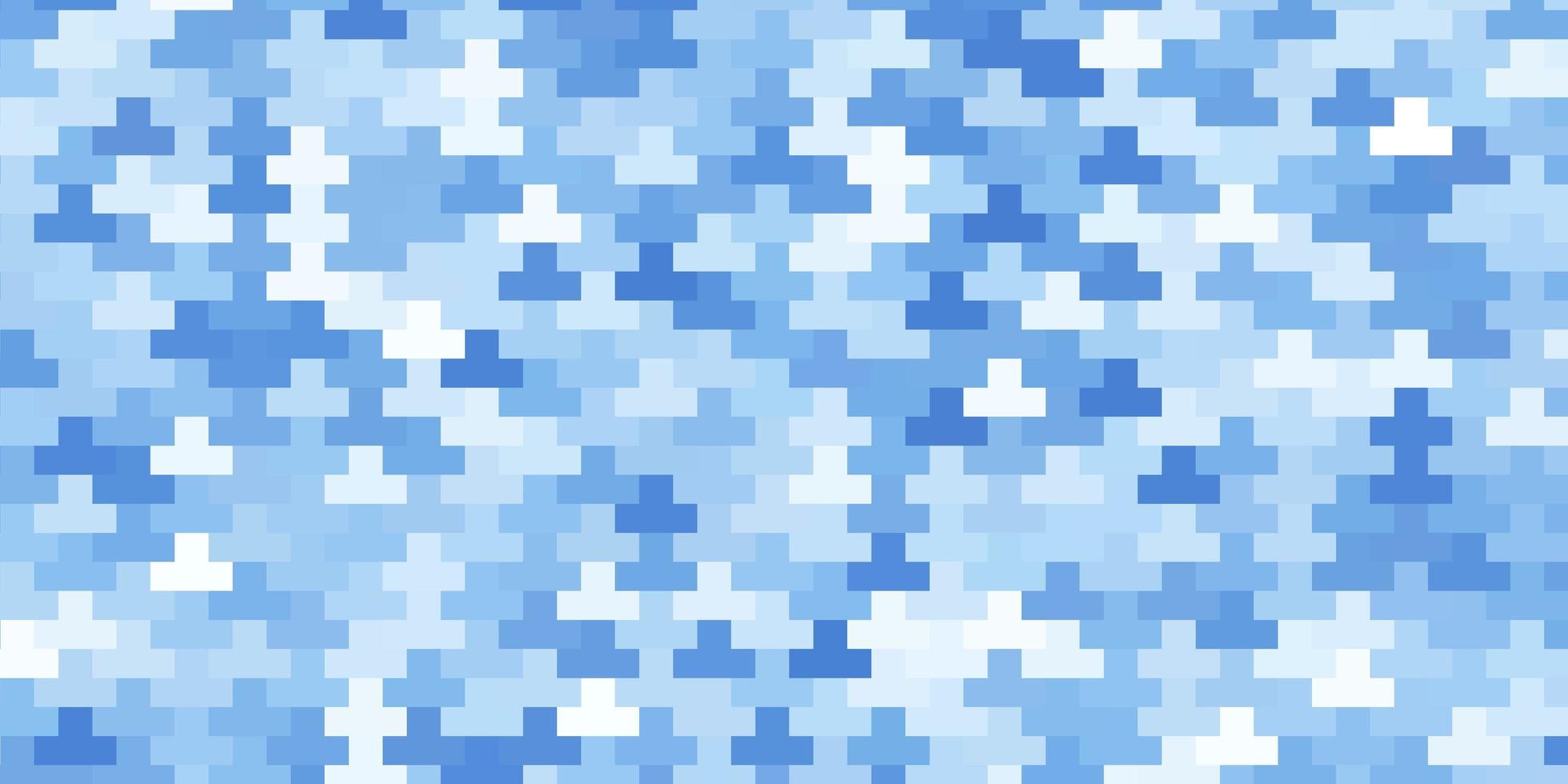 textura de vector azul claro en estilo rectangular