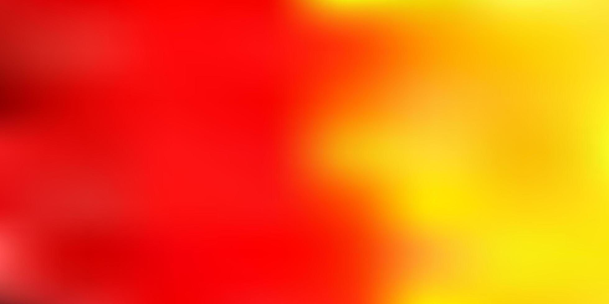 Light red yellow vector blurred pattern