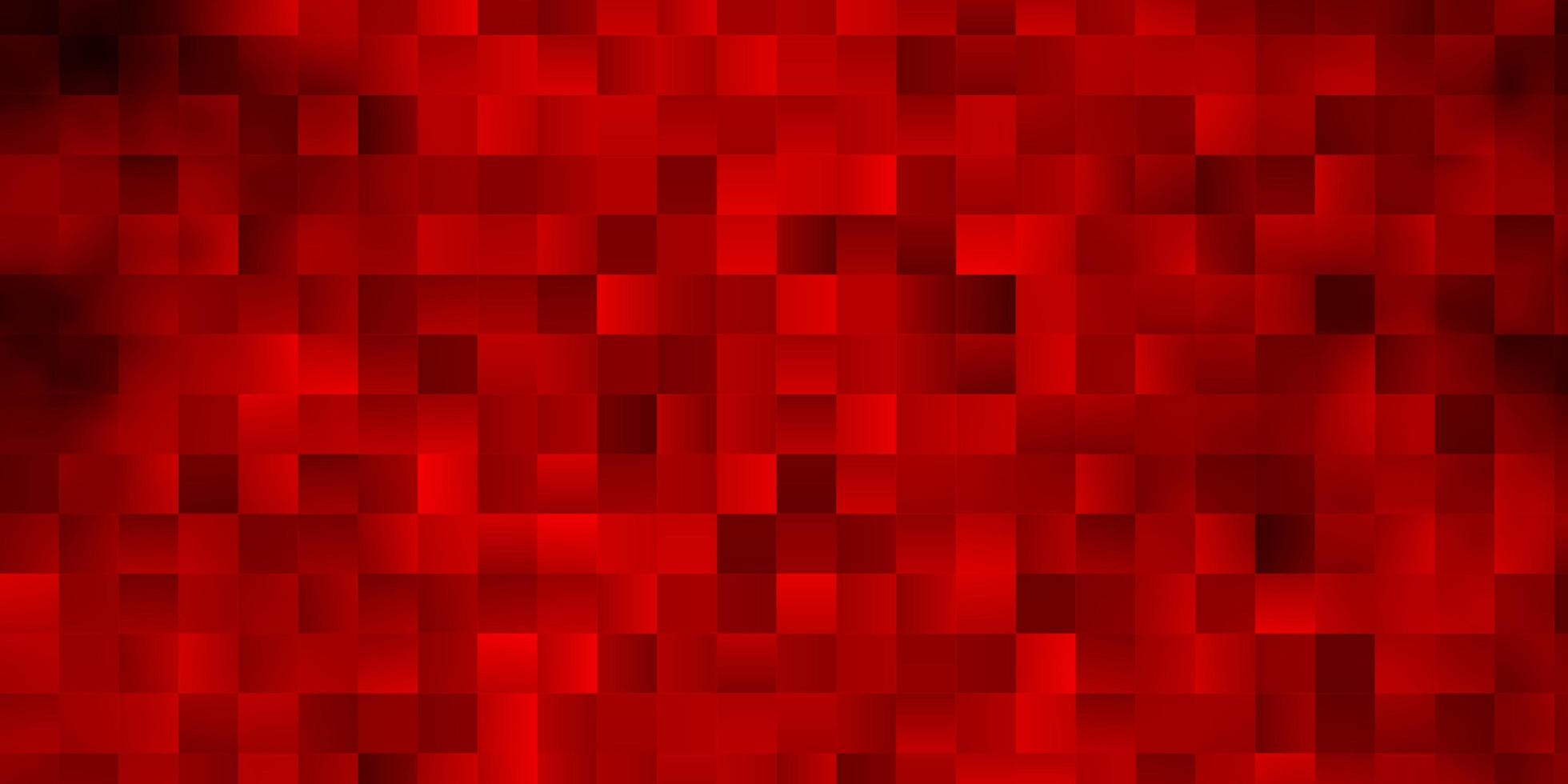 patrón de vector rojo claro en estilo cuadrado