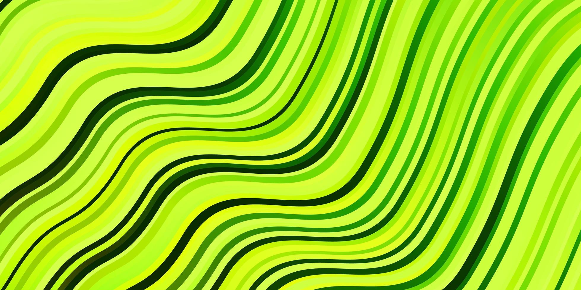 Light Green Yellow vector layout with circular arc
