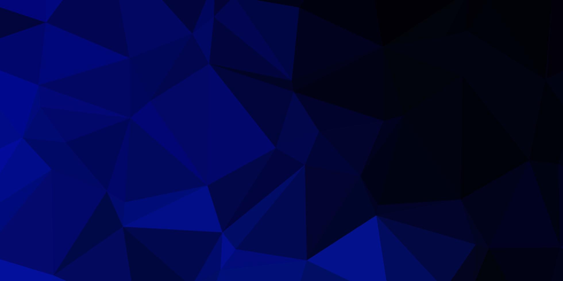 Dark blue vector geometric polygonal design