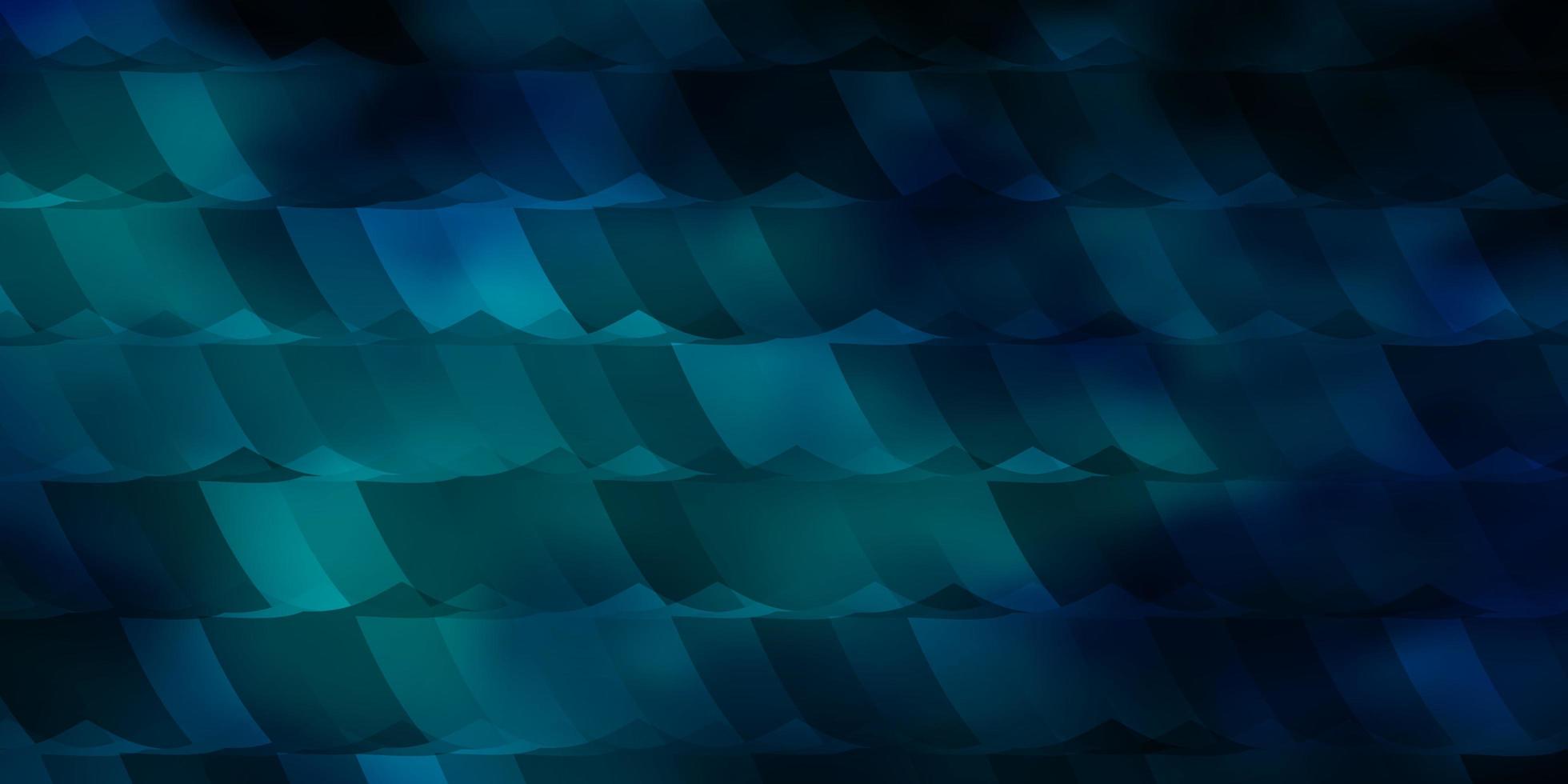 textura de vector azul oscuro con hexágonos de colores