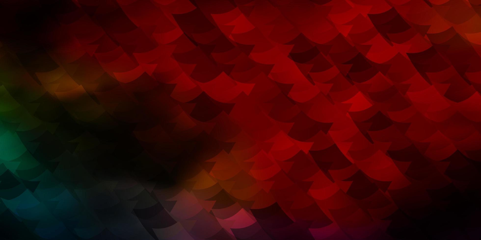 Dark Multicolor vector backdrop with rectangles