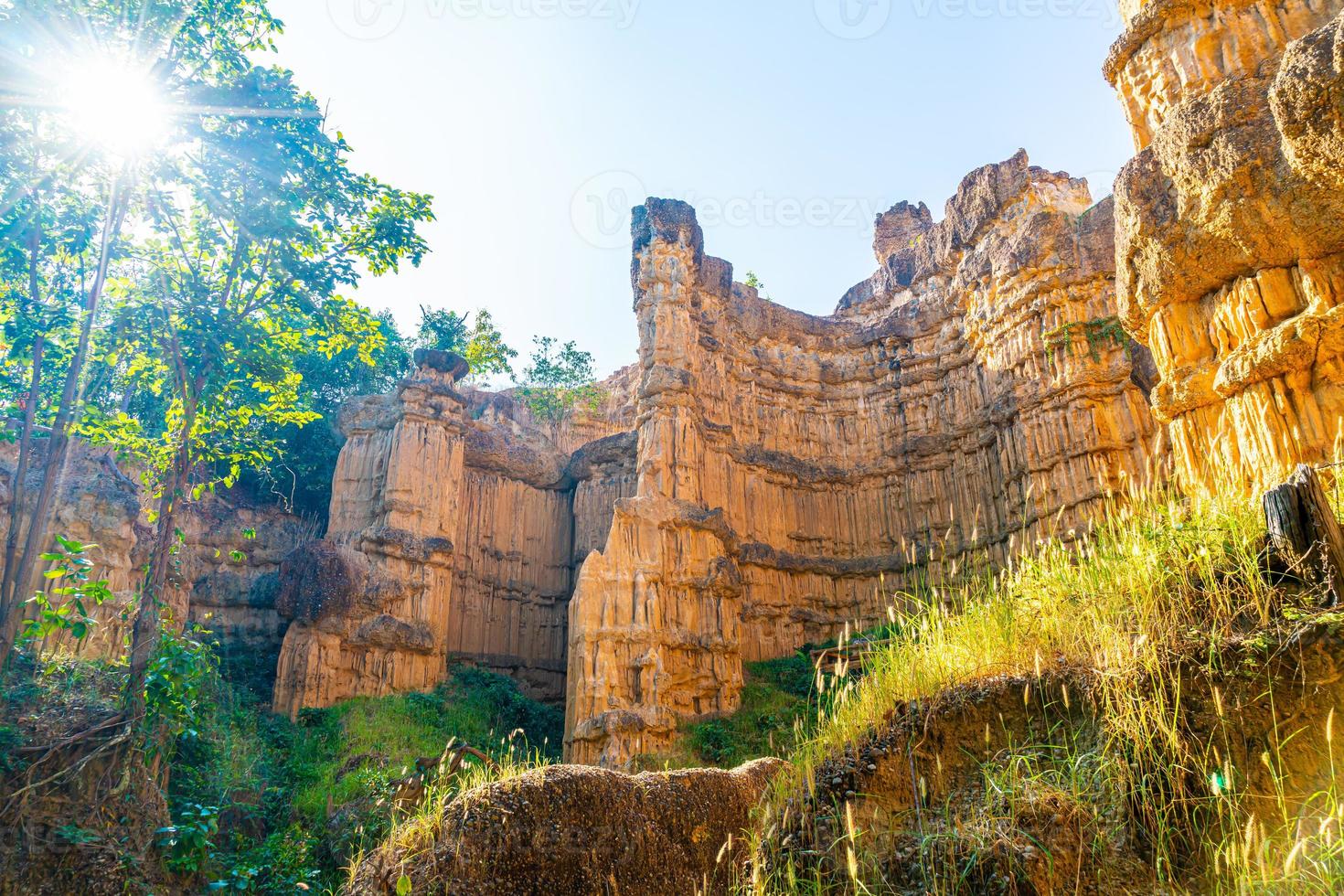 Pha Chor or the Grand Canyon Chiangmai in Mae Wang National Park, Chiang Mai, Thailand photo