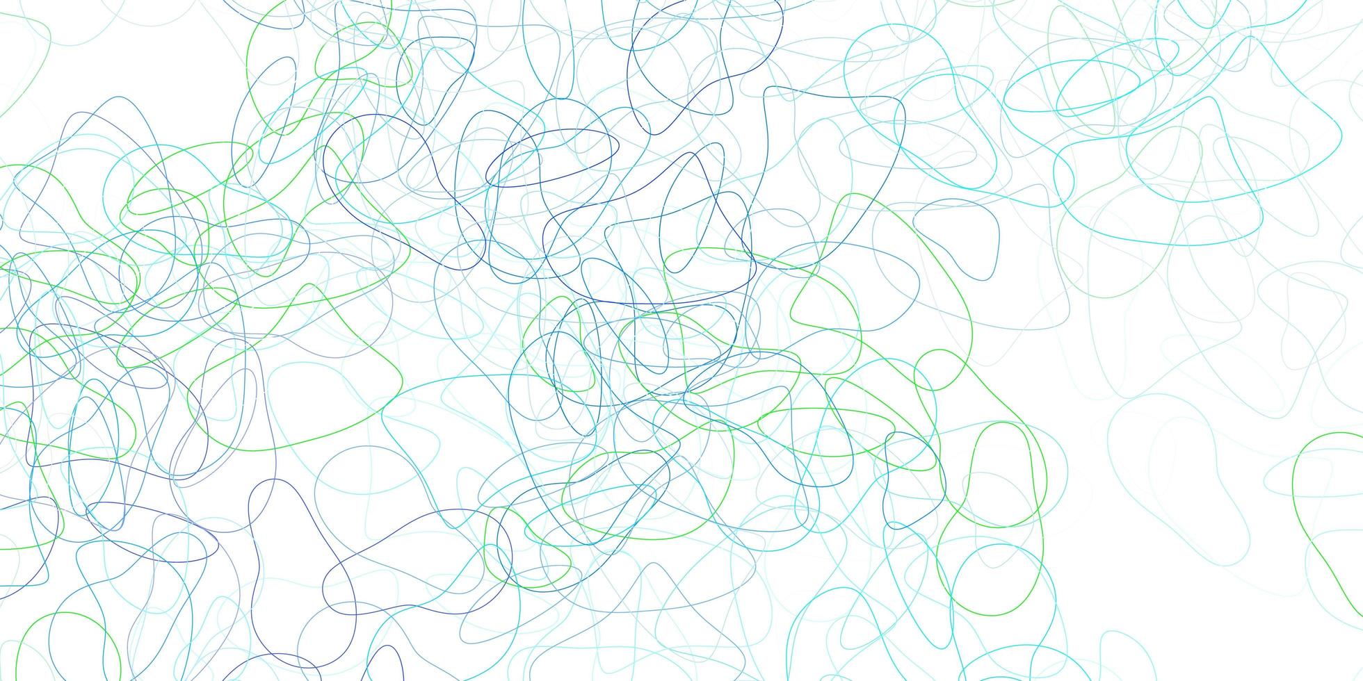 Light blue green vector backdrop with chaotic shapes