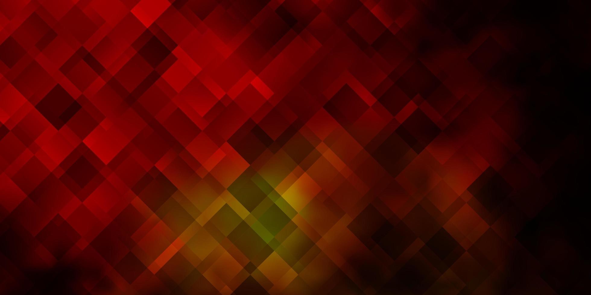 Dark Orange vector pattern in square style