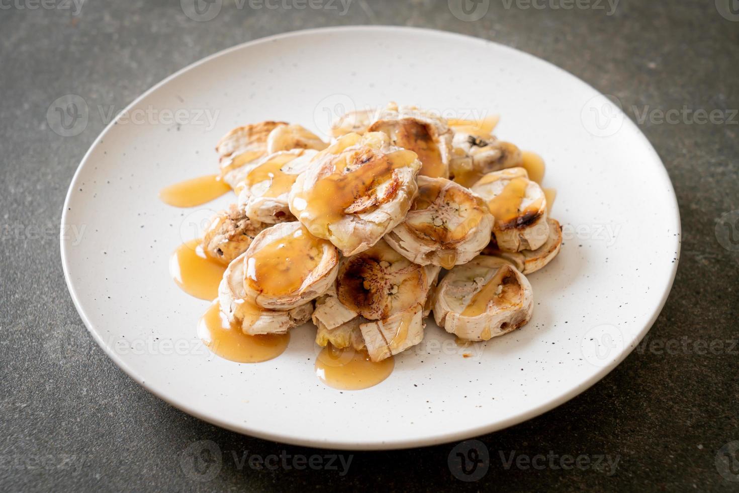 Grills Banana with Caramel Sauce photo