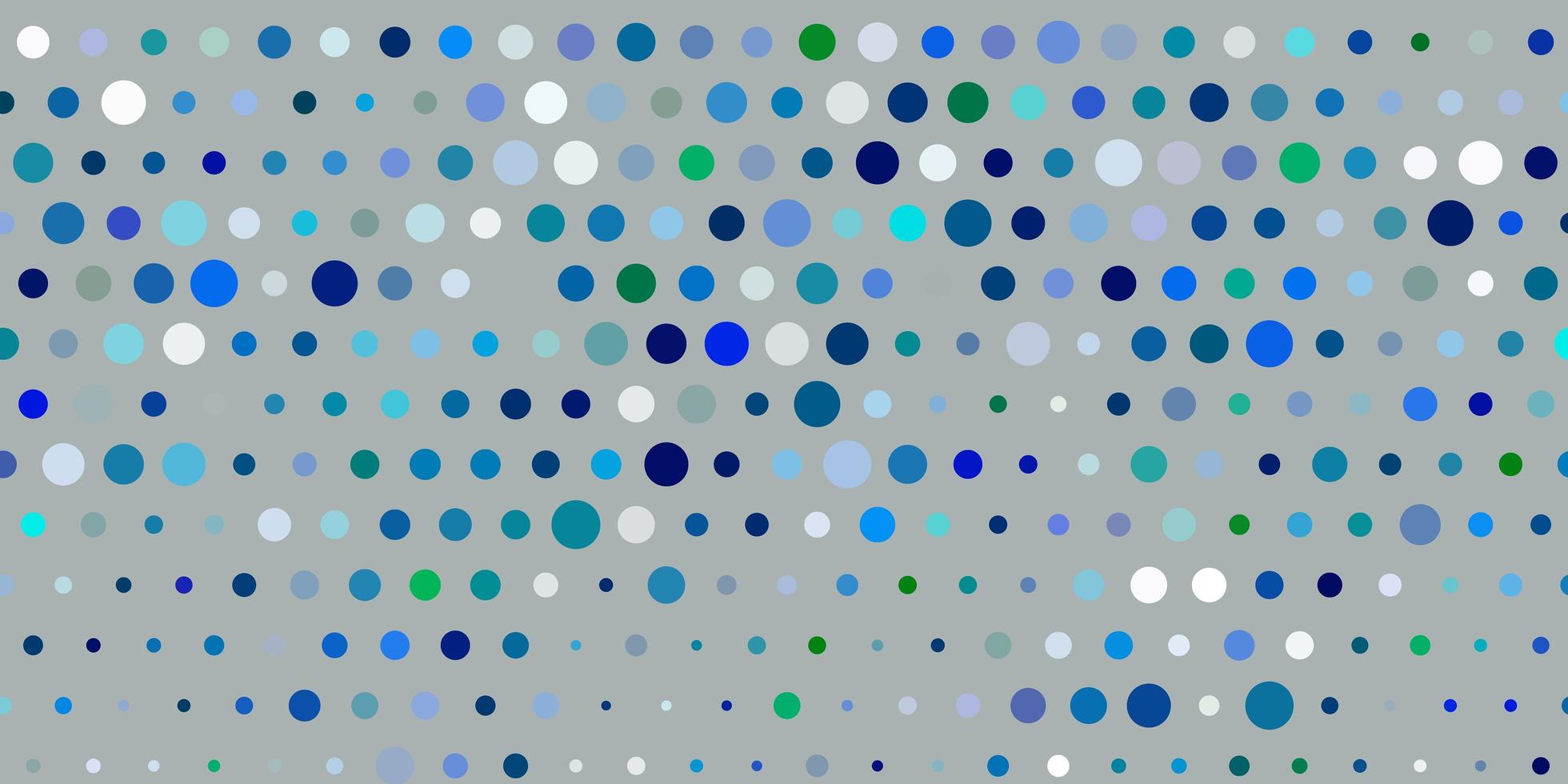 Fondo de vector verde azul claro con puntos