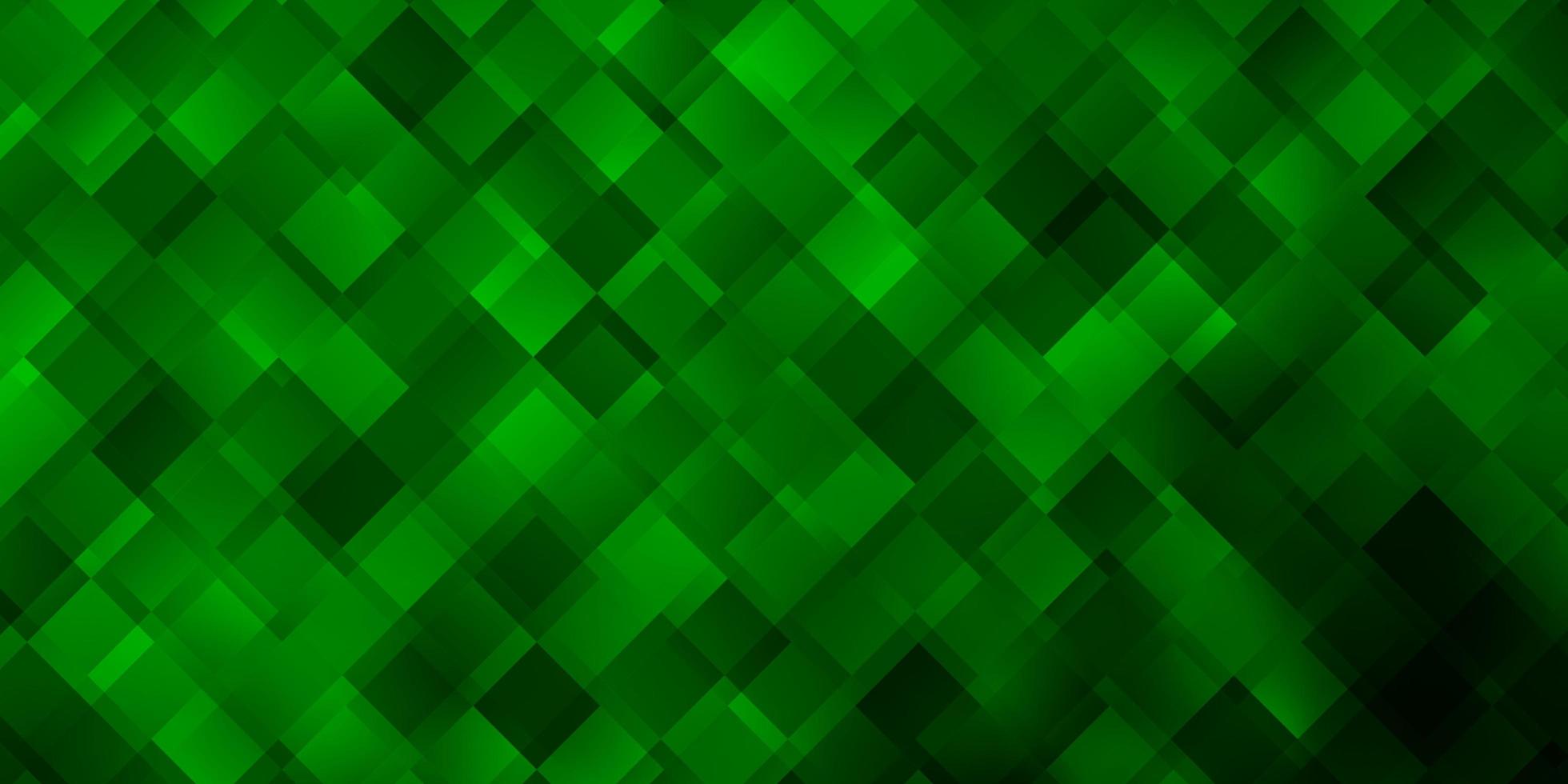 textura de vector verde claro en estilo rectangular