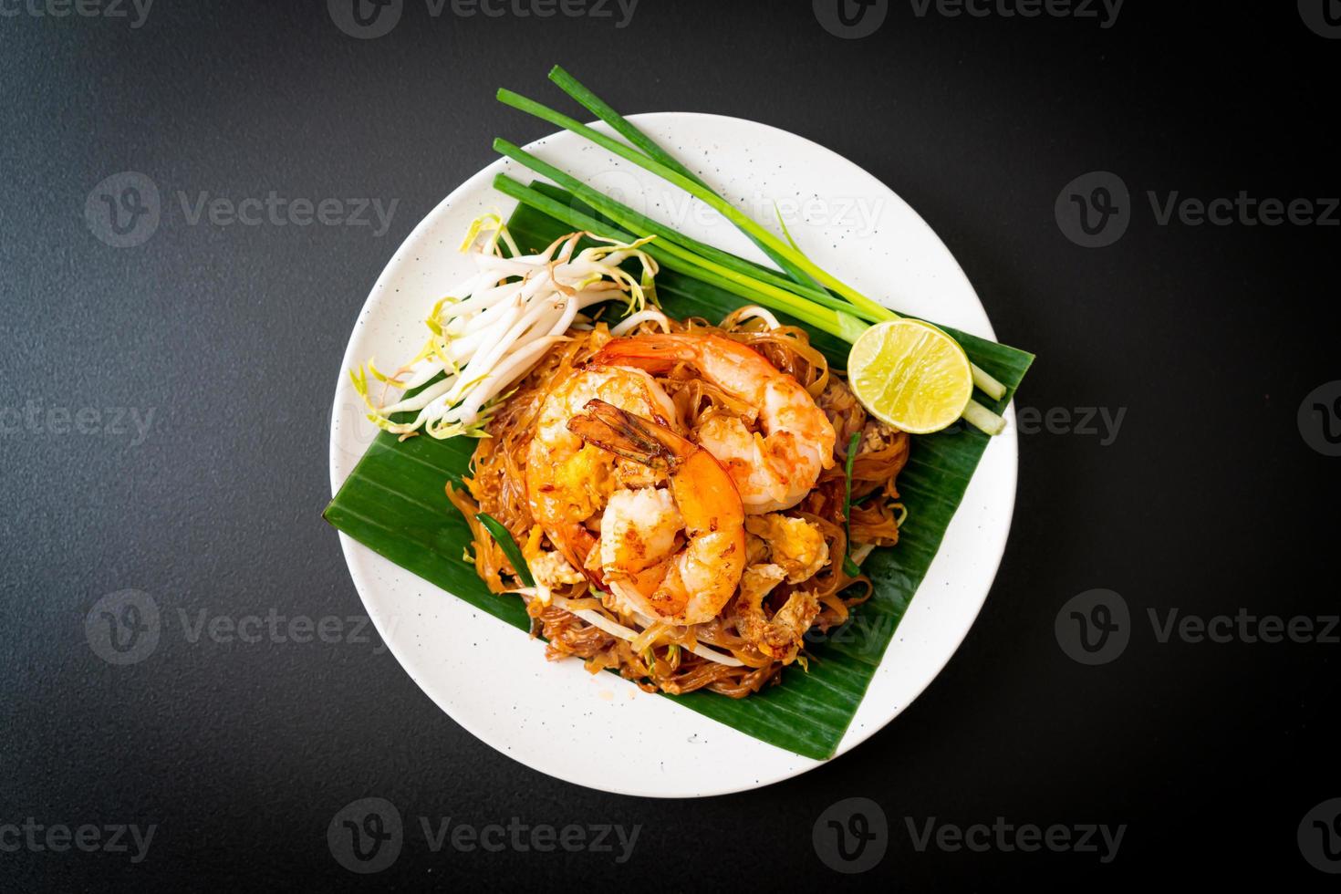 Pad Thai - stir-fried rice noodles photo