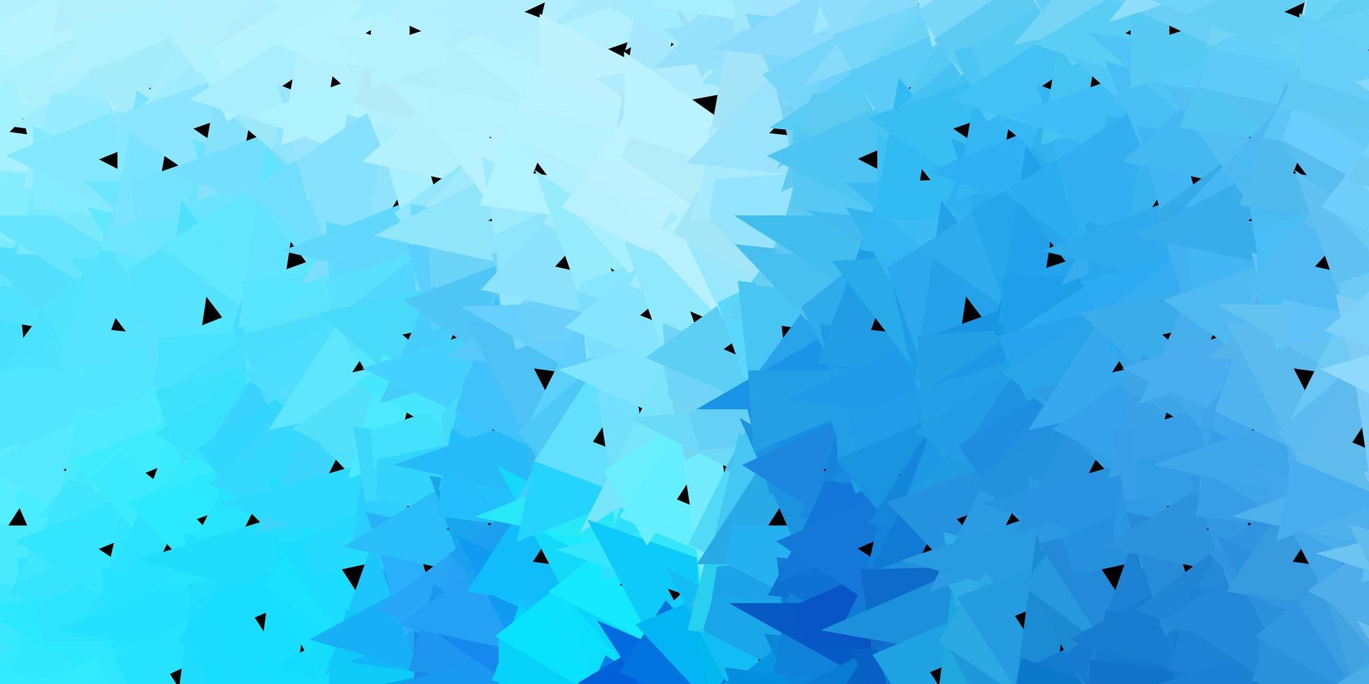 Light blue vector poly triangle layout