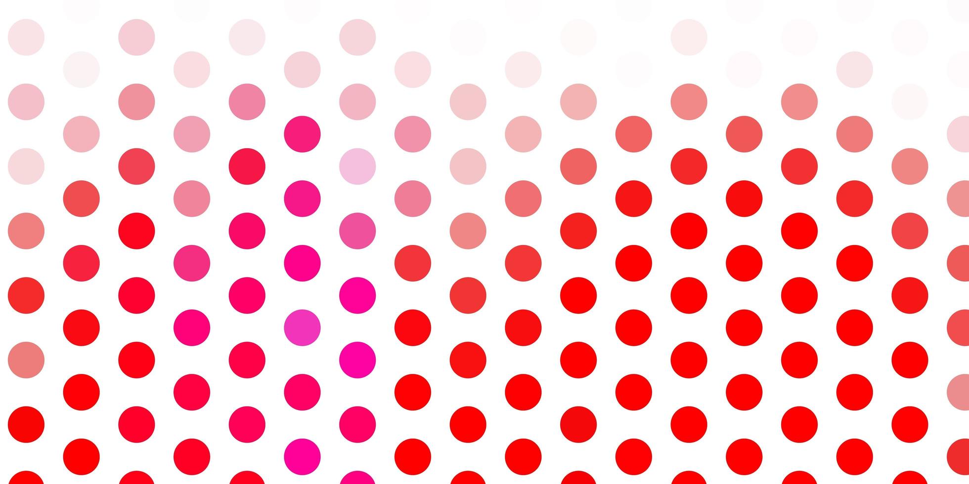 Light pink red vector background with spots