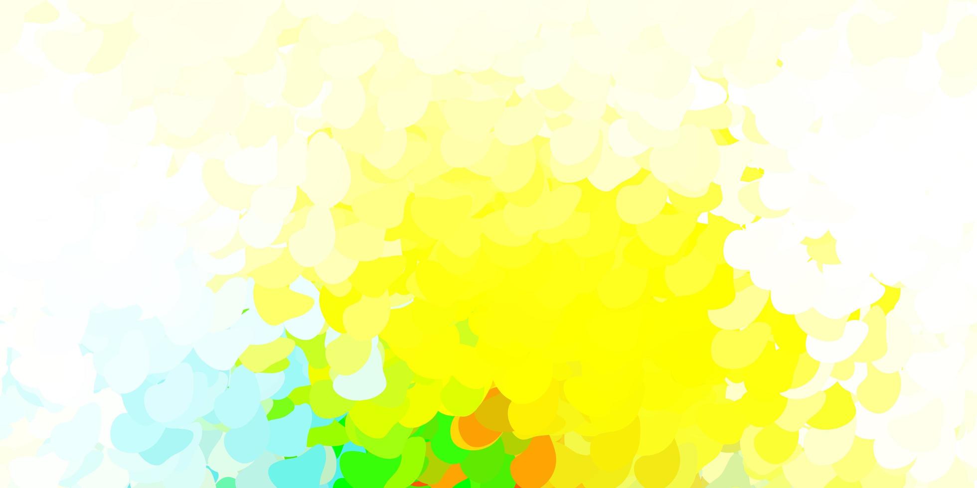 textura de vector multicolor claro con formas de memphis