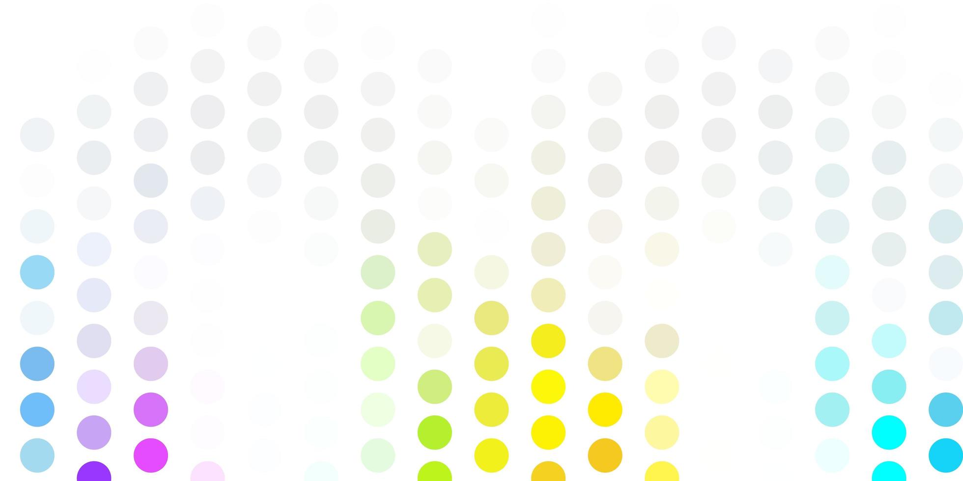 Light multicolor vector template with circles