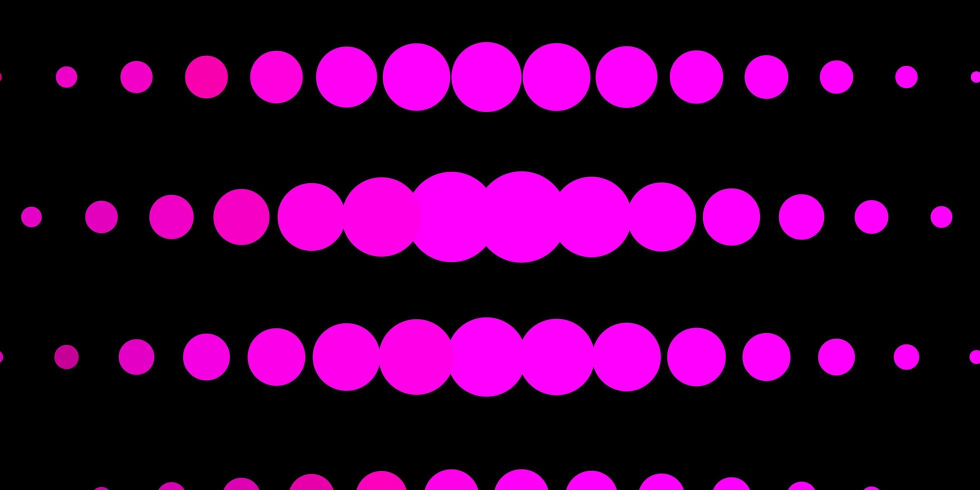 Light Pink vector layout with circles