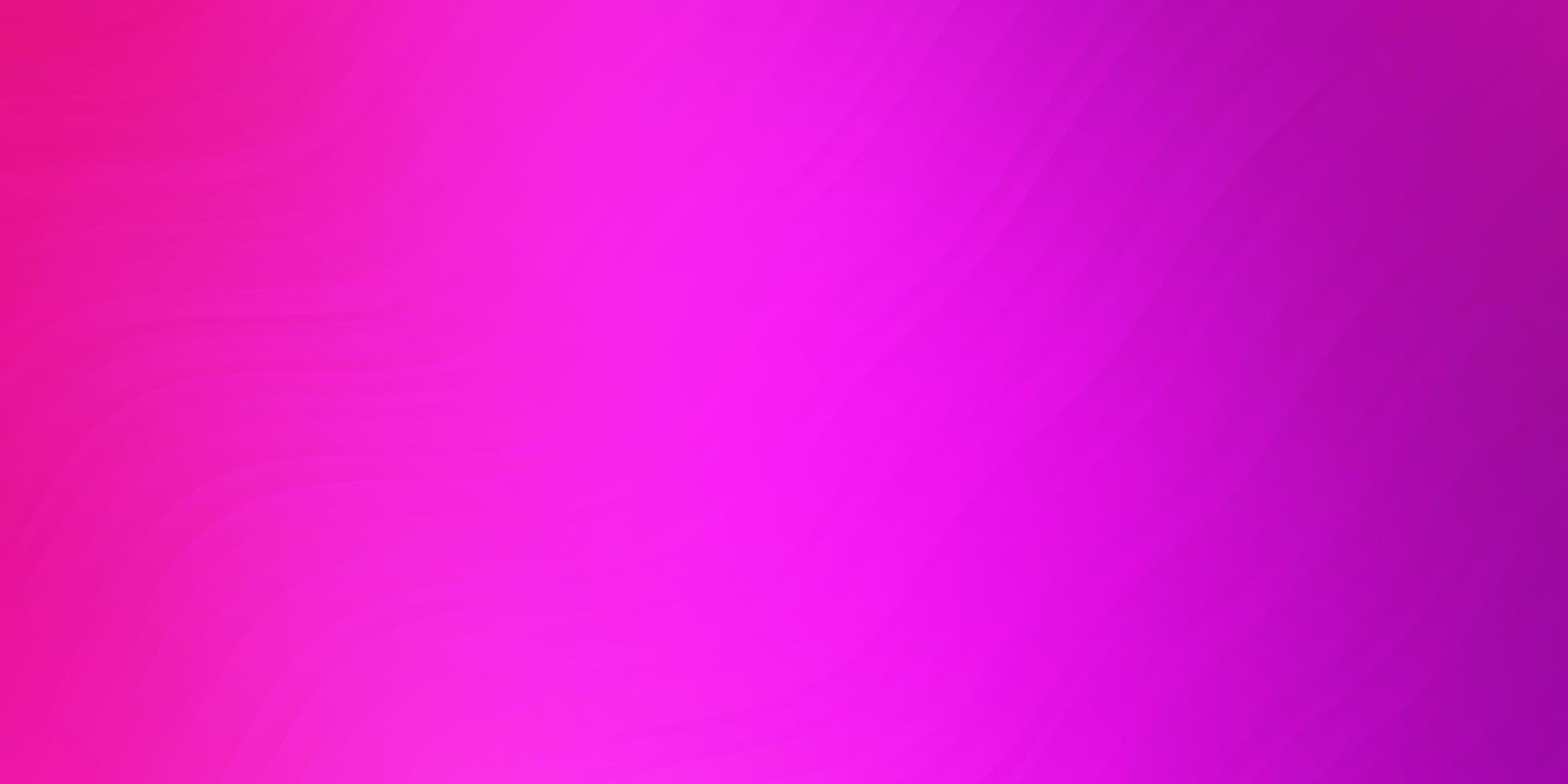 textura de vector rosa claro con líneas torcidas