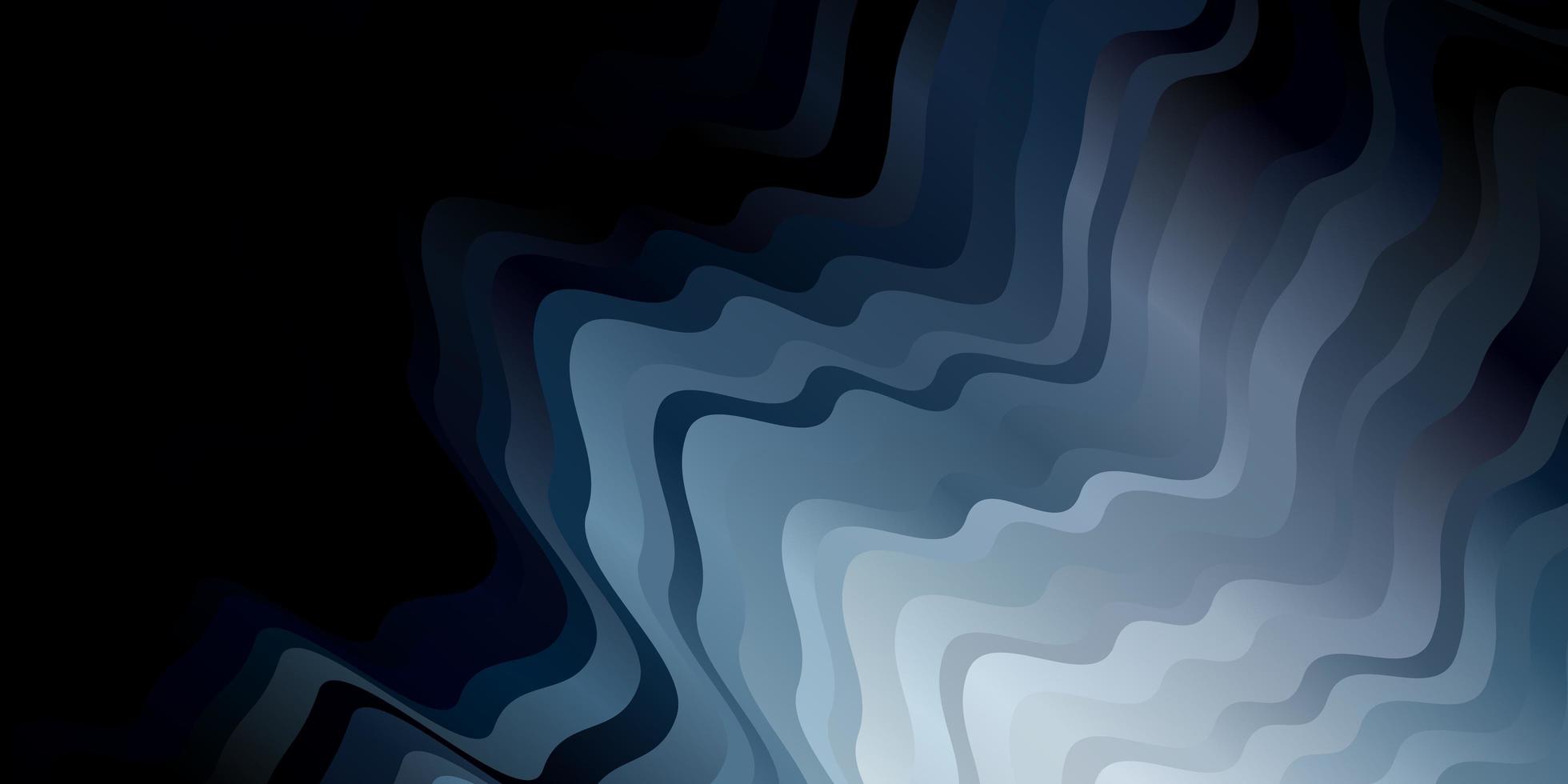 Dark BLUE vector background with lines