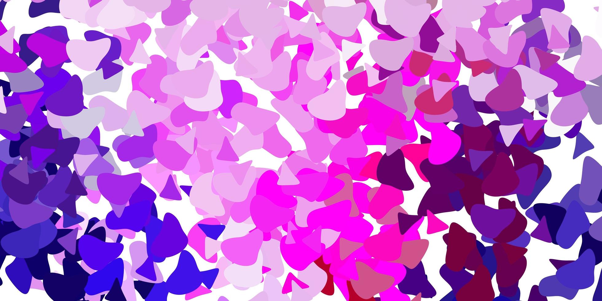 Light purple pink vector background with random forms