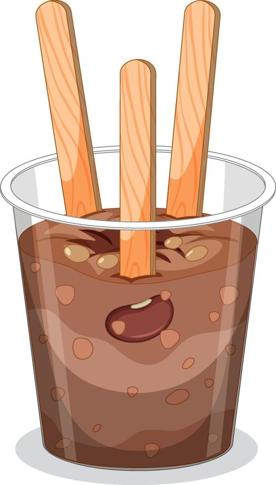 Science experiment on growing beans vector