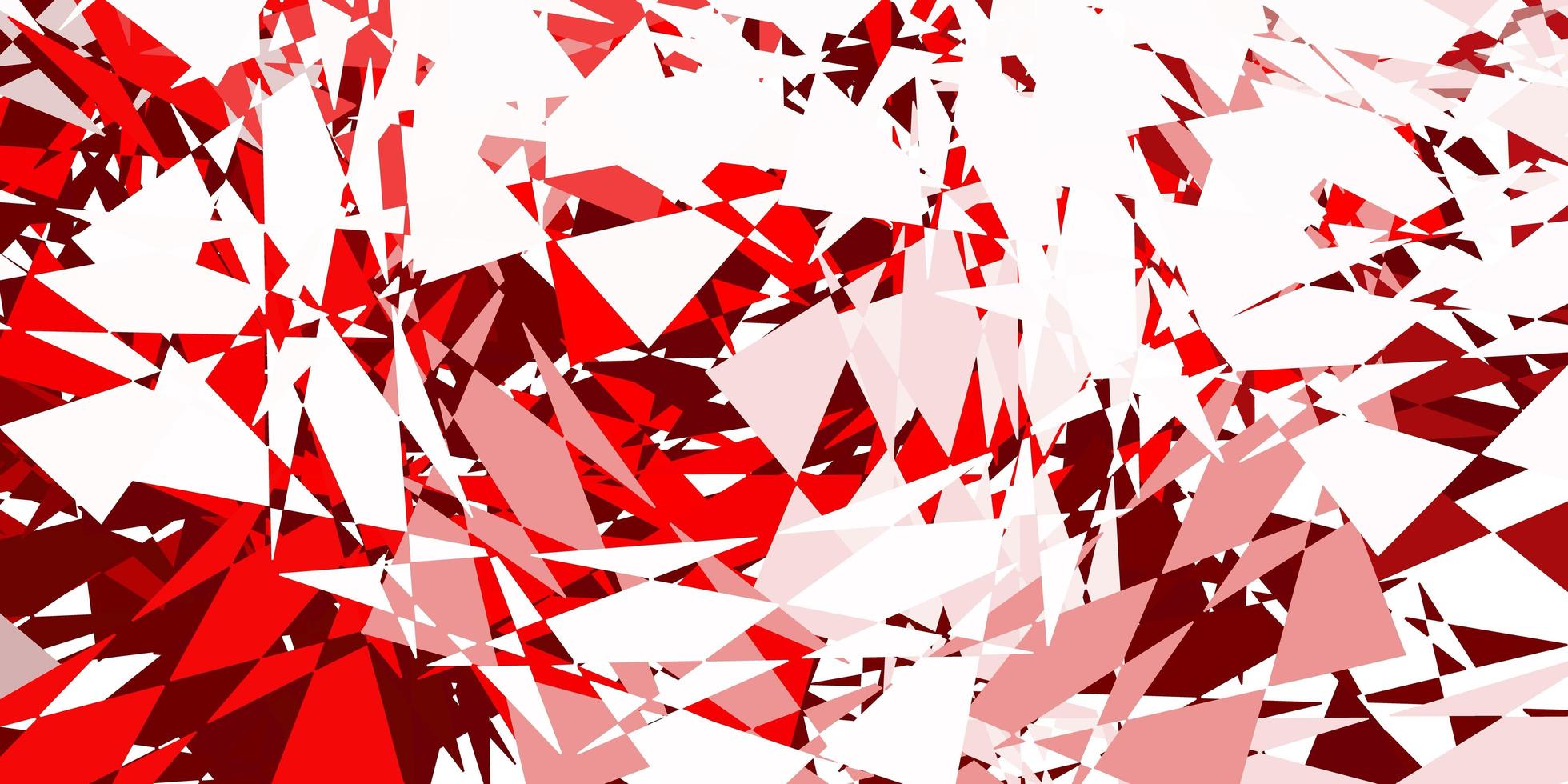 diseño vectorial rojo oscuro con formas triangulares vector