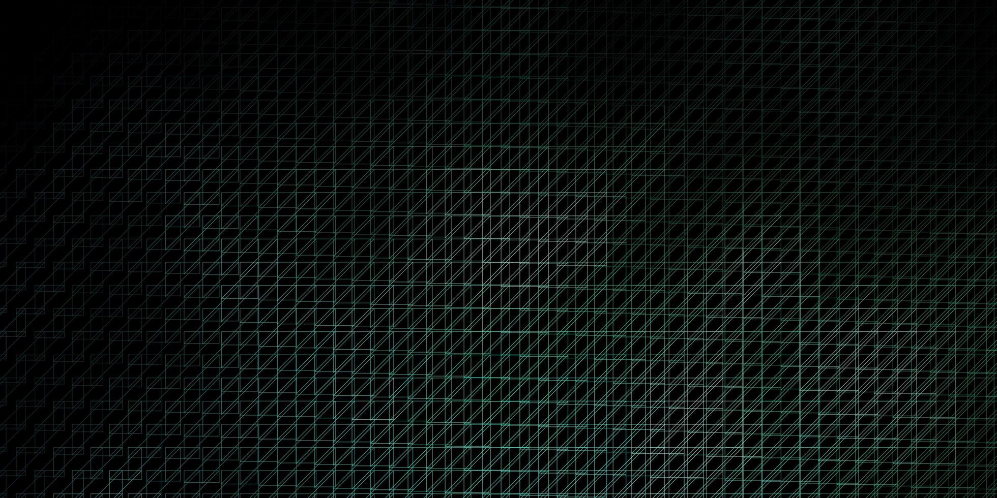 Fondo de vector verde oscuro con líneas