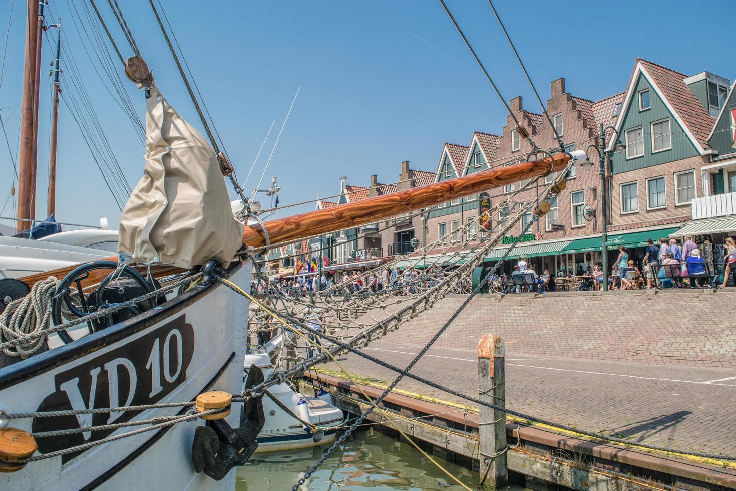 Volendam Harbor, Netherlands photo