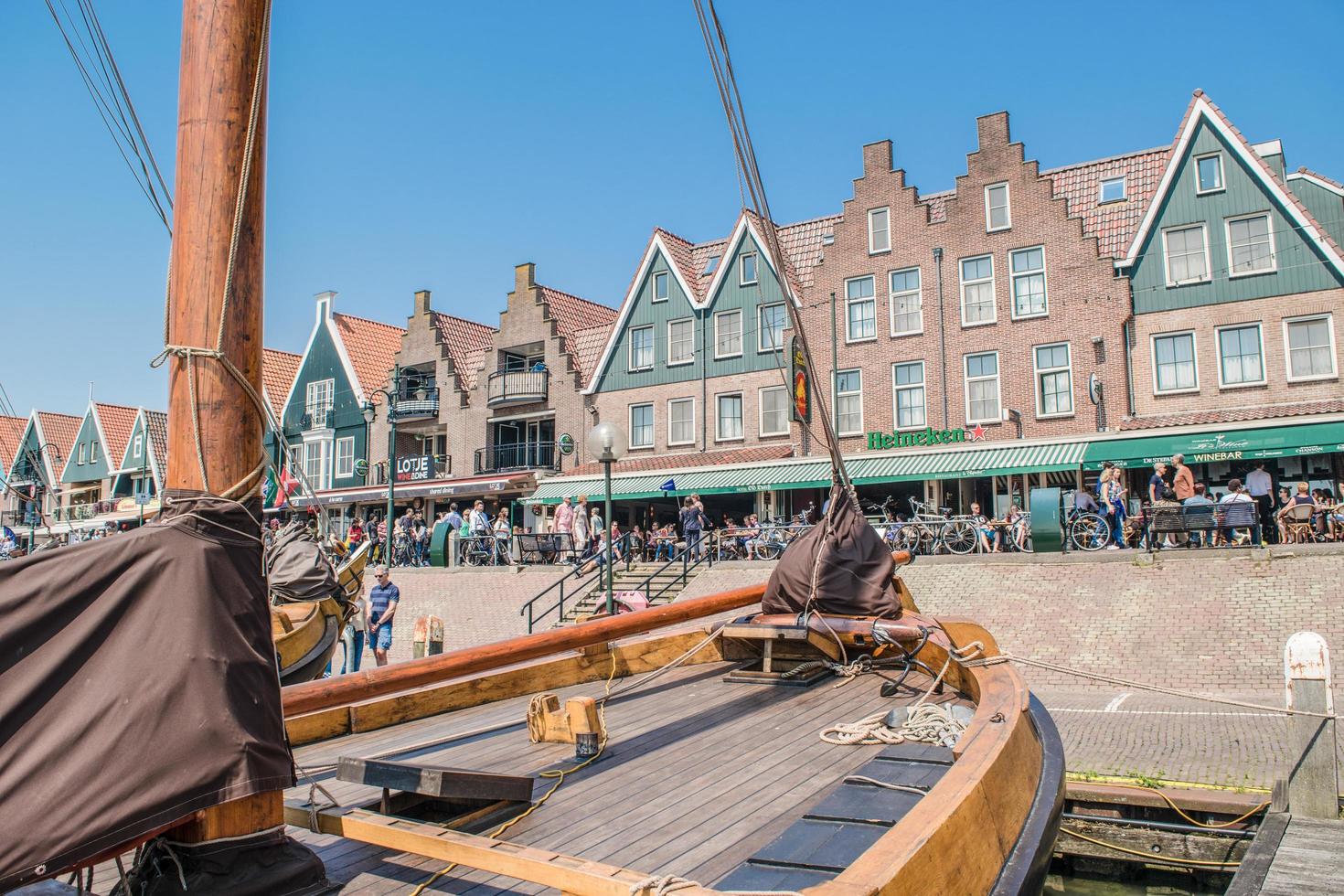Volendam Harbor, Netherlands photo