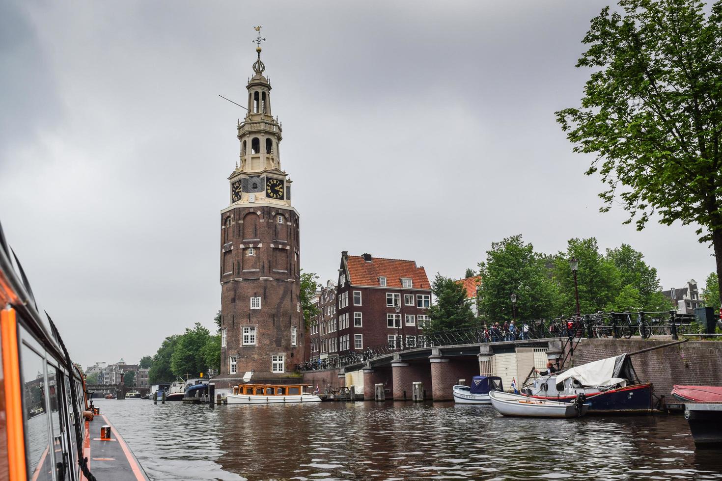 The beautiful Amsterdam in june photo