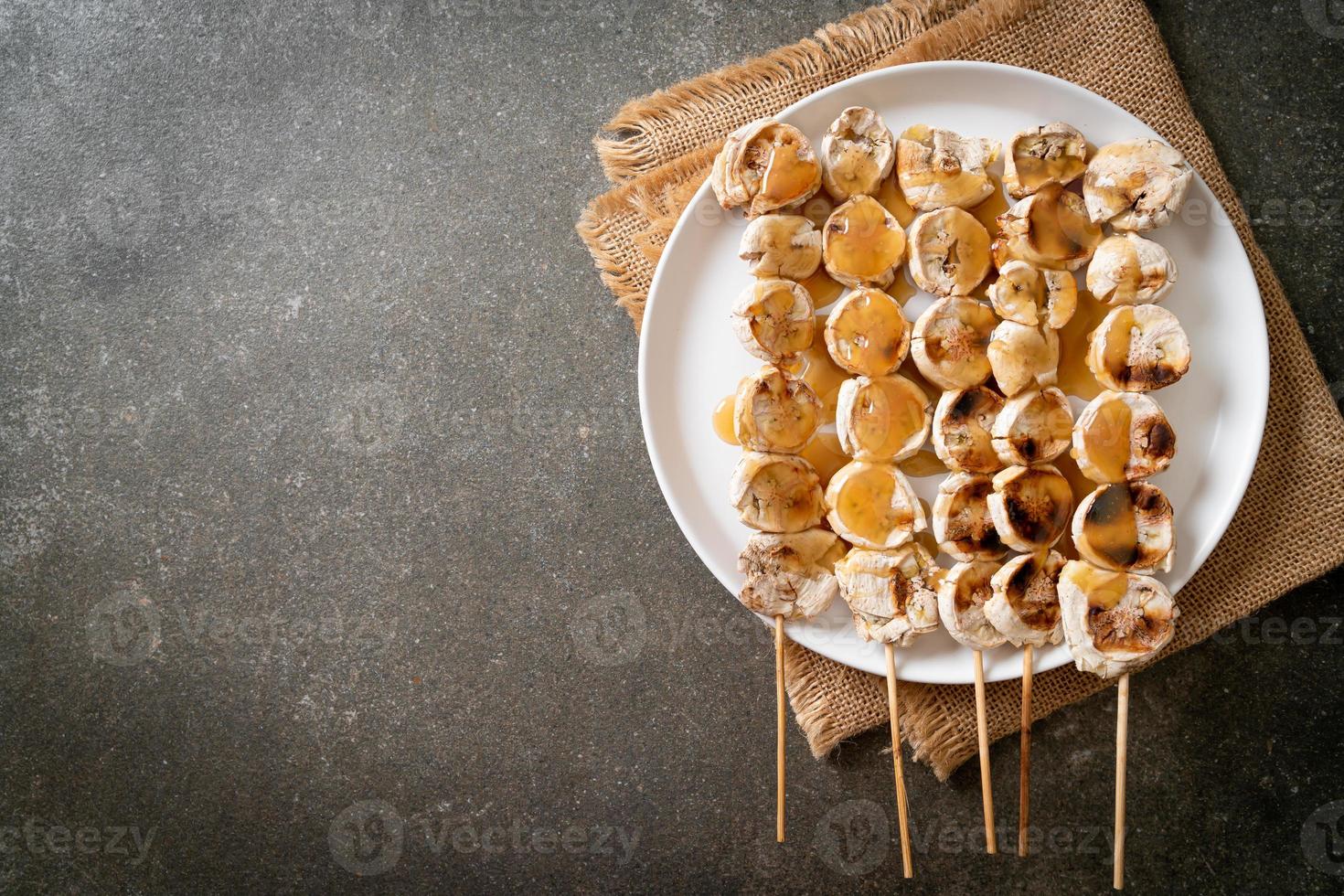 Grills Banana with Caramel Sauce photo