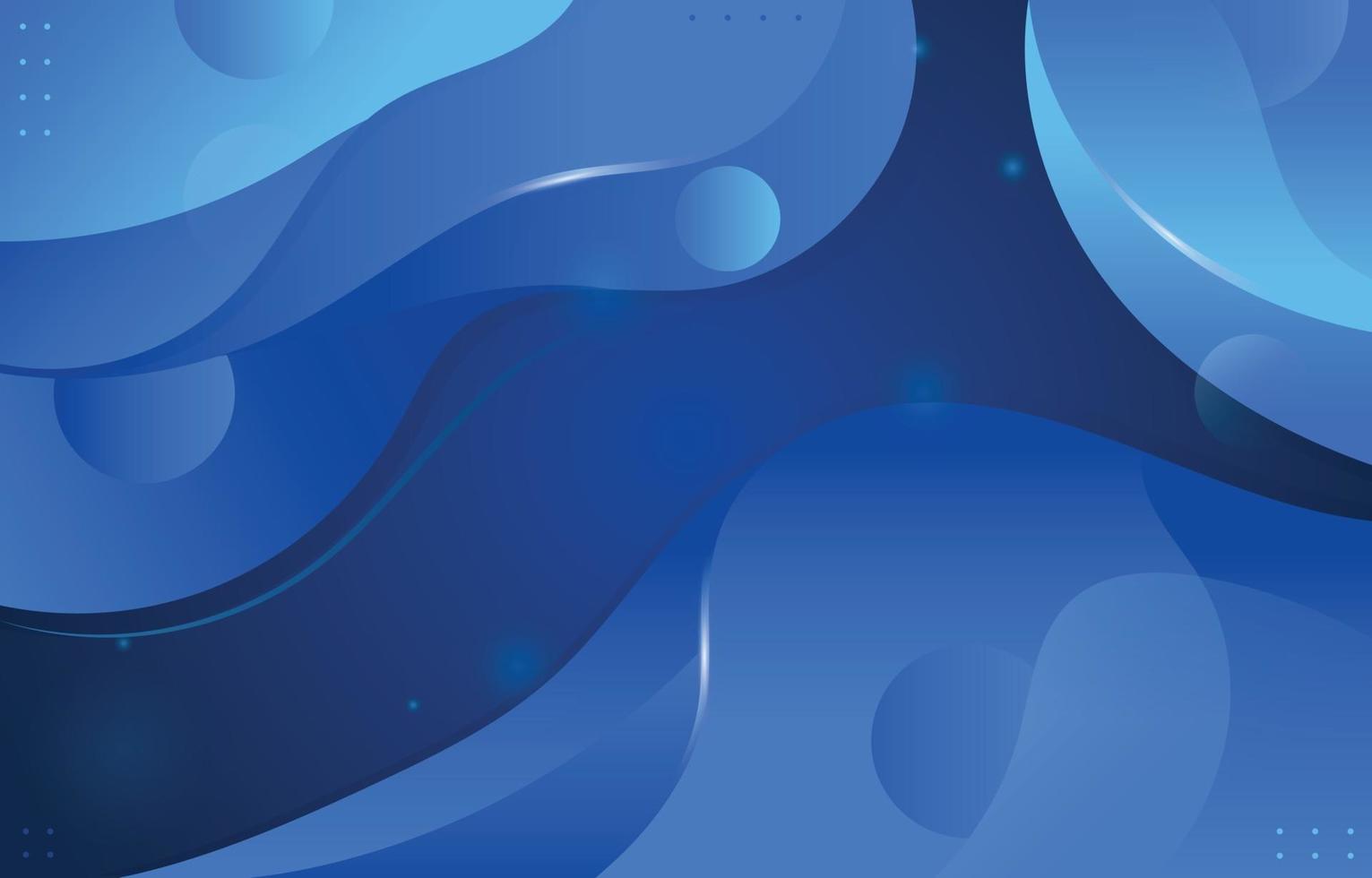 Abstract Dynamic Blue Background vector