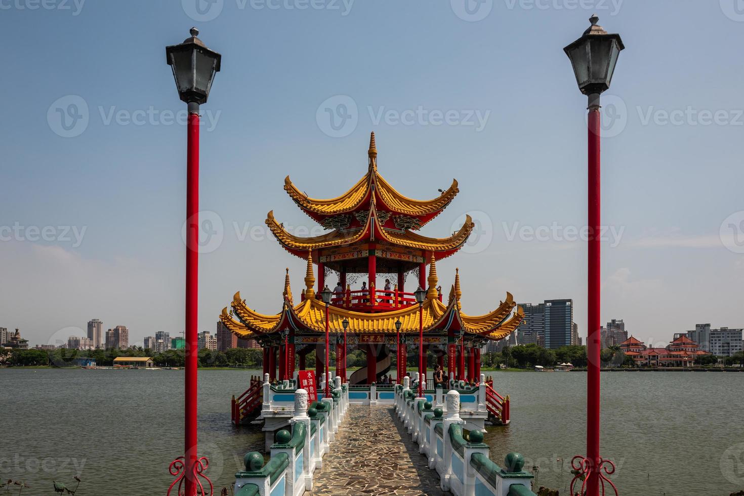 The Dragon and Tiger Pagoda in Kaohsiung photo